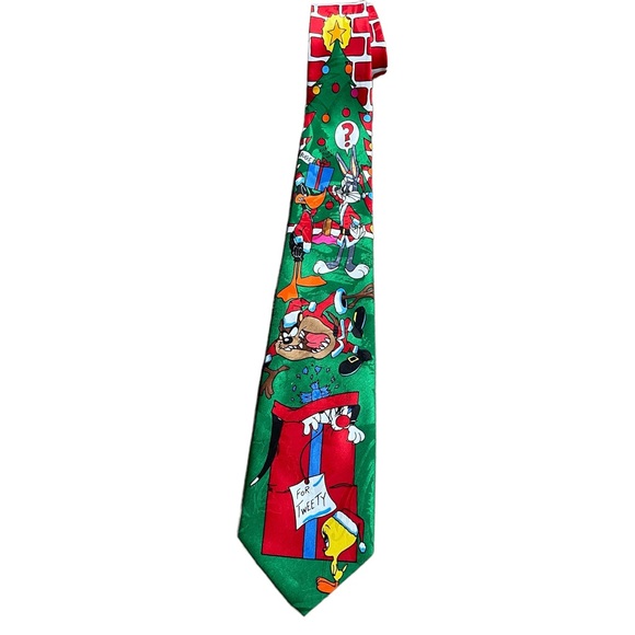 Looney Toons Christmas Tie - Picture 1 of 7